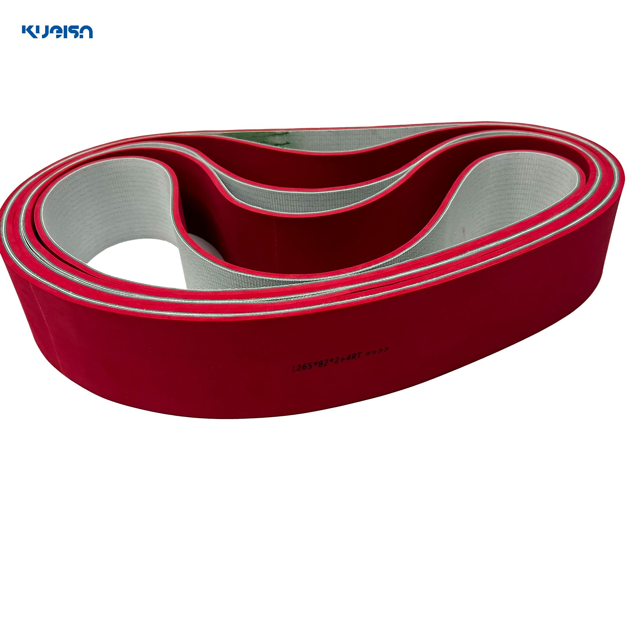 KUEISN 4mm RT Customizable Rubber Drive Belt PVC Conveyor Belt for Textile Power Flat Leather Paper Industry Transmission Belts