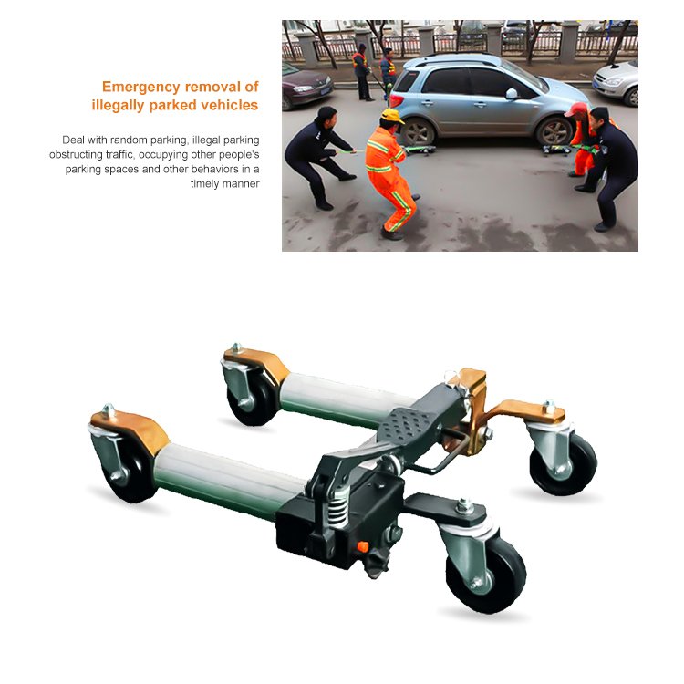 Car Mover 9 Inches Wheel Dolly (Galvanized and Aluminium) Hydraulic Position Jack