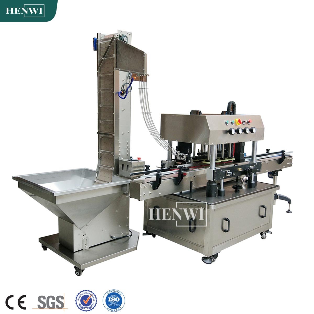 Henwi 12 Nozzles Piston Filler Automatic Olive Oil Filling Machine Gel Cooking Edible Oil Plastic Glass Bottle Filling Equipment