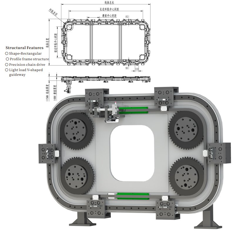 Zillion Automatic Production Line DTS Belt Driven Track Systems Are At The Core Of Modern Automation Processes