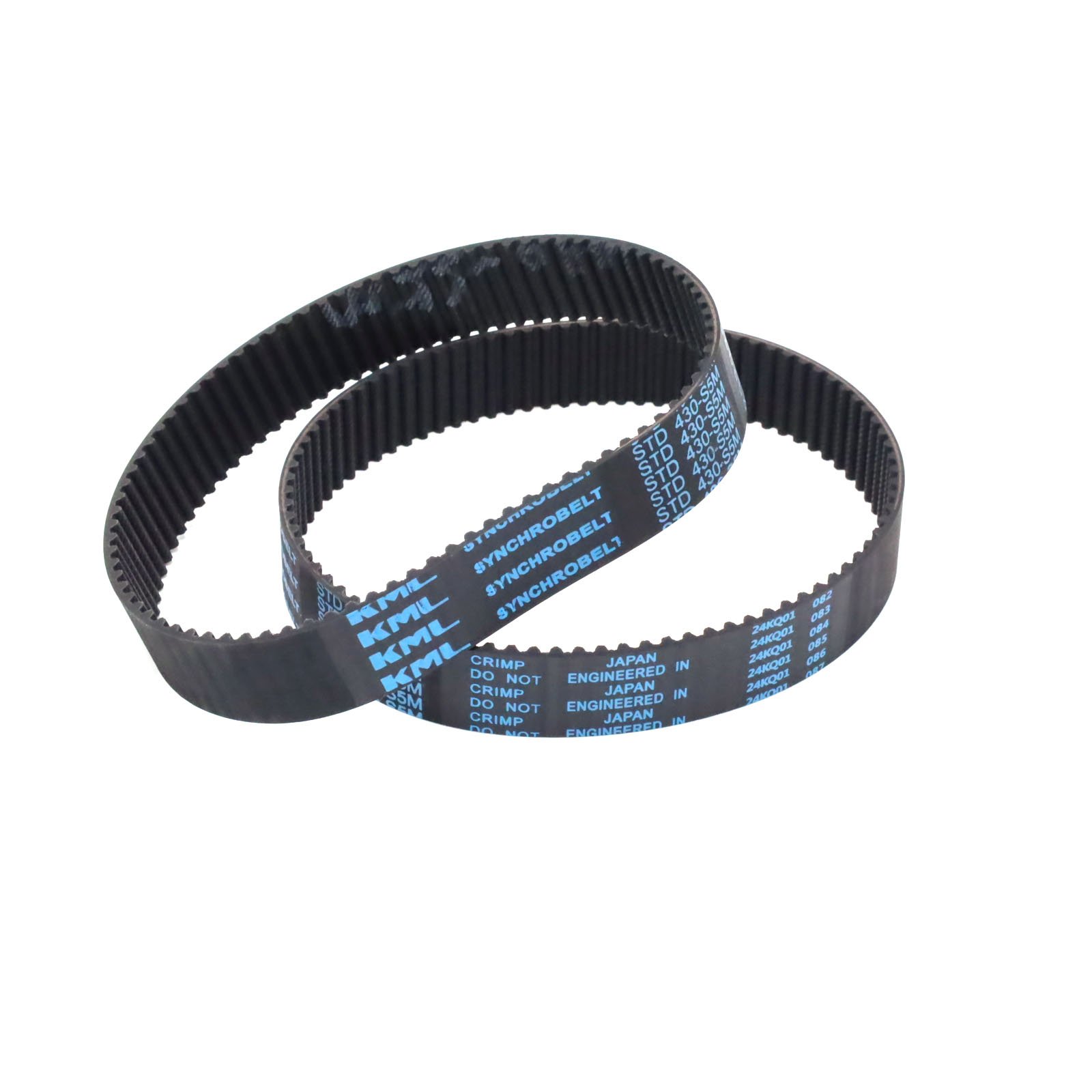 Highly heat resistant HTD STD RPP timing belts S5M Length 430mm neoprene rubber transmission belts