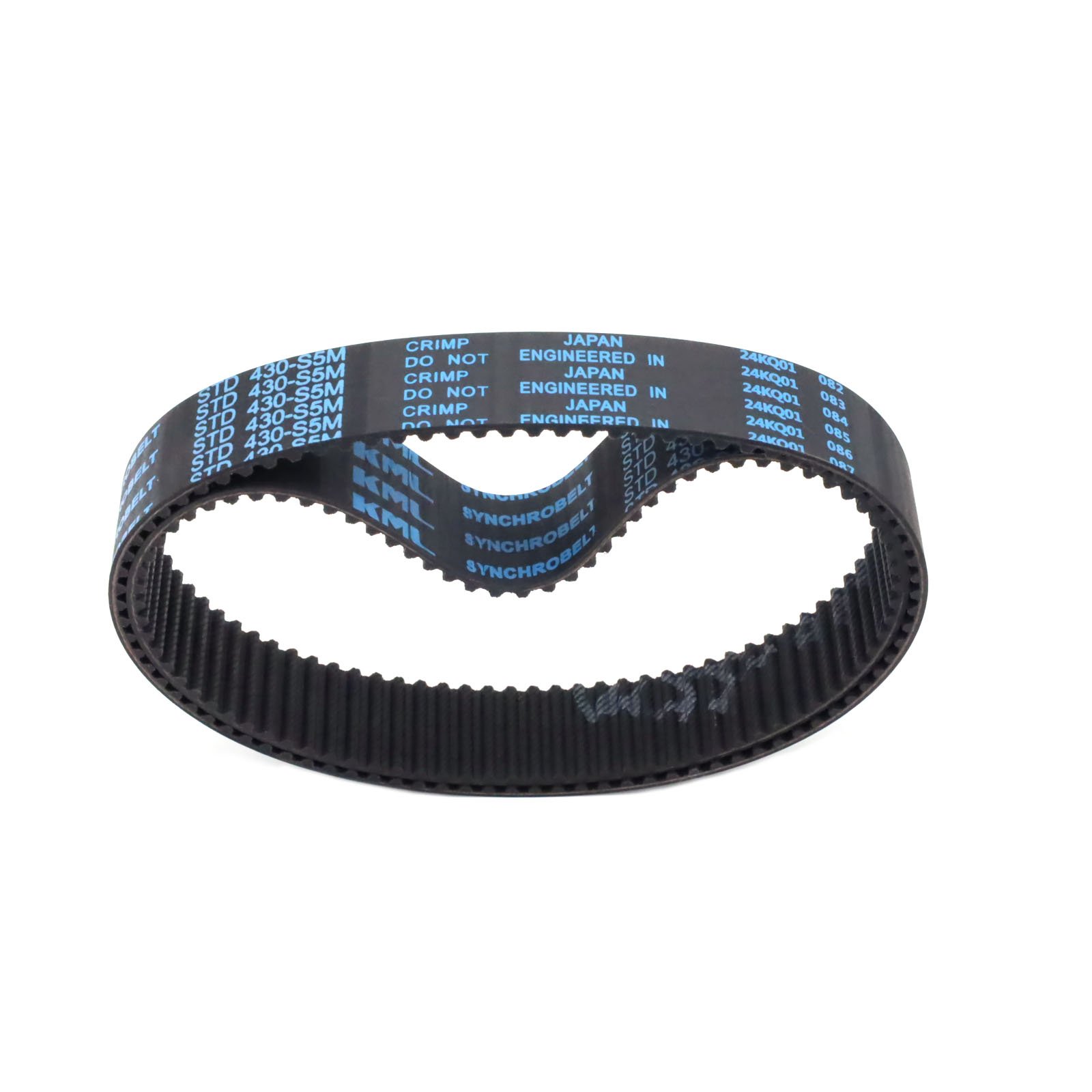 Highly heat resistant HTD STD RPP timing belts S5M Length 430mm neoprene rubber transmission belts