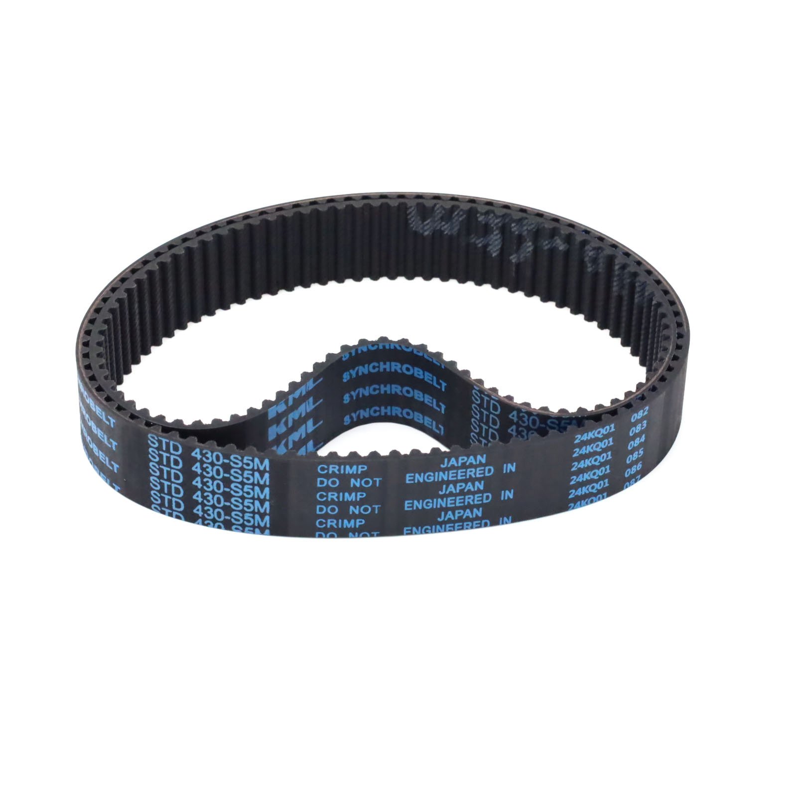 Highly heat resistant HTD STD RPP timing belts S5M Length 430mm neoprene rubber transmission belts