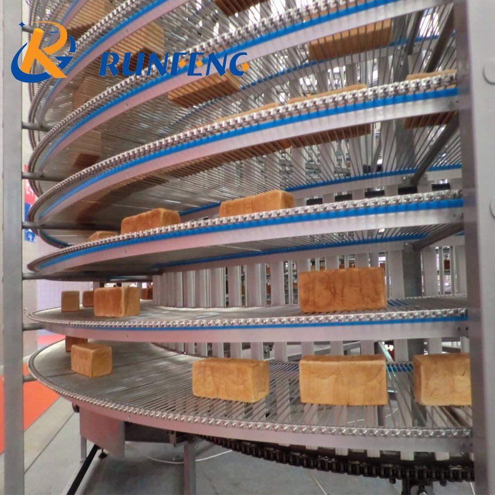 Food Industrial Stainless Steel Seafood Spiral Grid Freezer Tower Wire Mesh Conveyor Belt