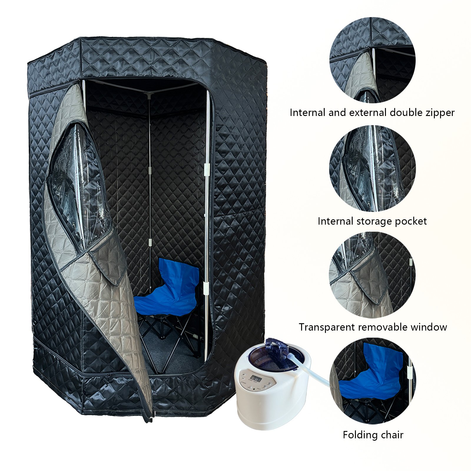 Customized Sauna Private Room Beauty Spa Foot Repair Sauna Tent Steam Bath Machine to Relieve Insomnia