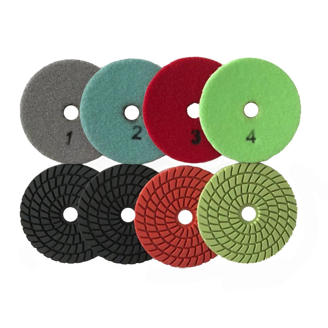 Power tool diamond wet resin polishing pads for stone granite marble quartz other accessories