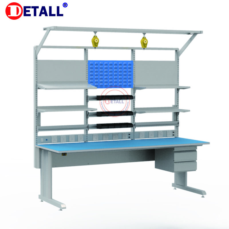 Tv Assembly Line Workbench Repair Table For Electronics Manufacturing Repair Inspection