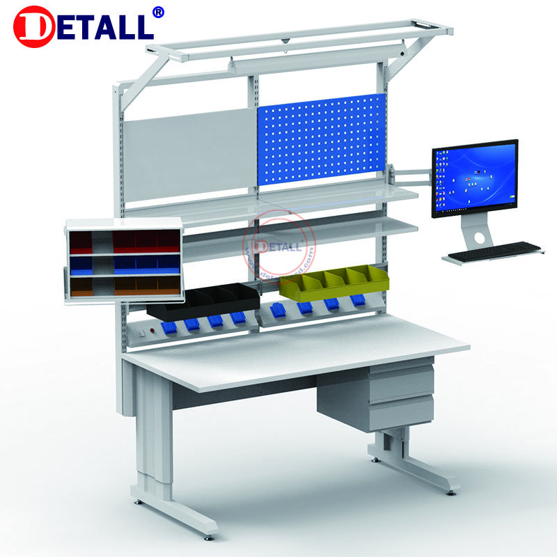 Tv Assembly Line Workbench Repair Table For Electronics Manufacturing Repair Inspection