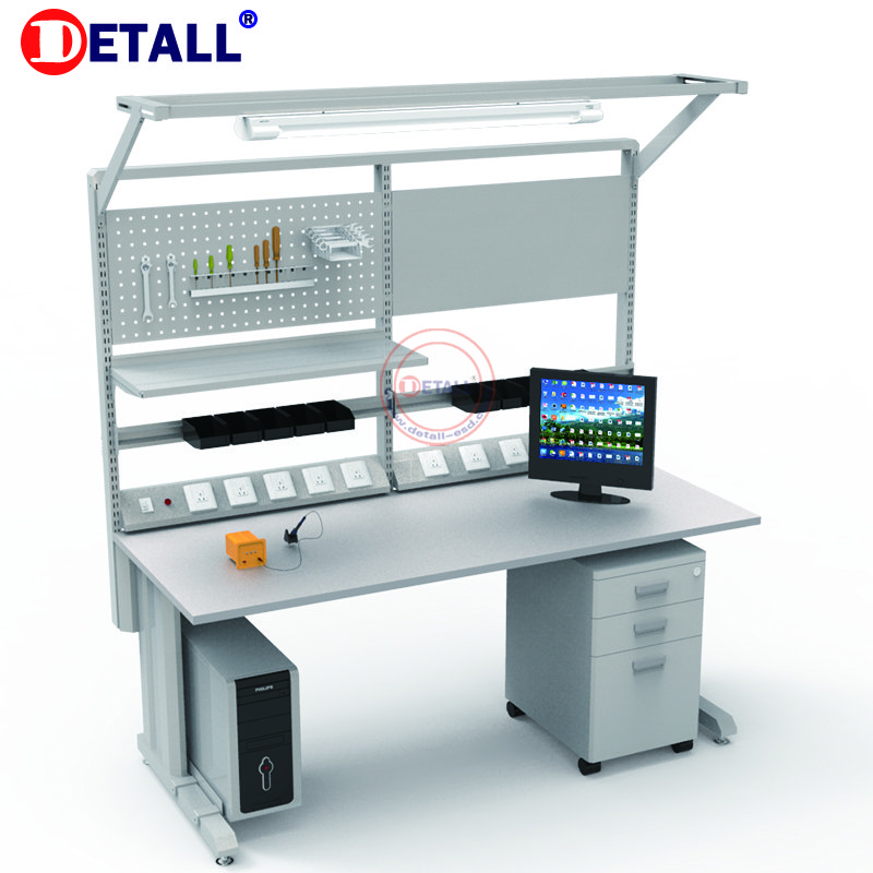 Tv Assembly Line Workbench Repair Table For Electronics Manufacturing Repair Inspection
