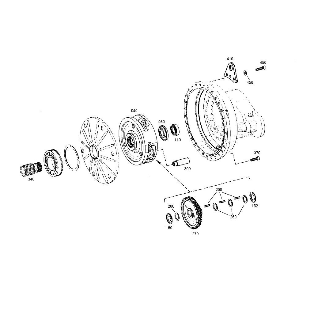 Best Selling Price ZF Reducer Gearbox ZP4300 Reductor for Concrete Mixer Truck with Longevity and Reliability