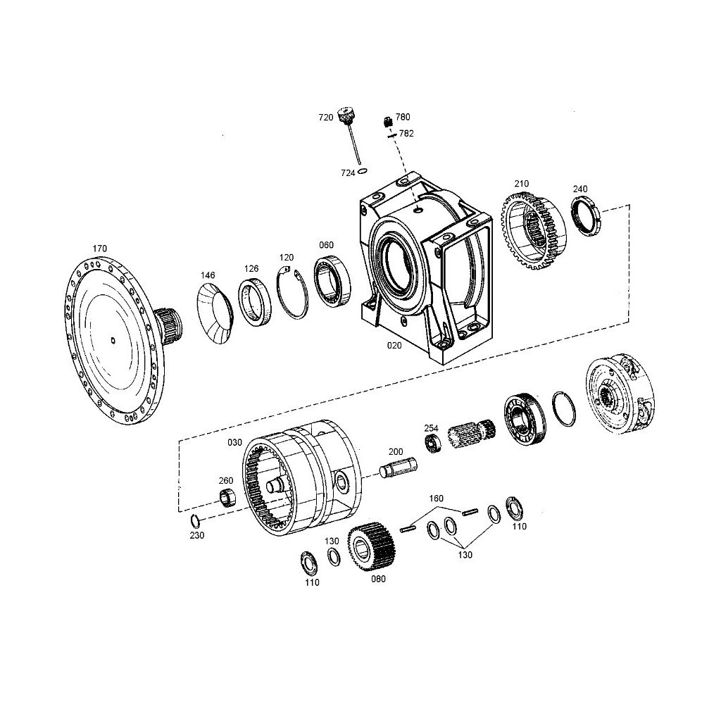 Best Selling Price ZF Reducer Gearbox ZP4300 Reductor for Concrete Mixer Truck with Longevity and Reliability