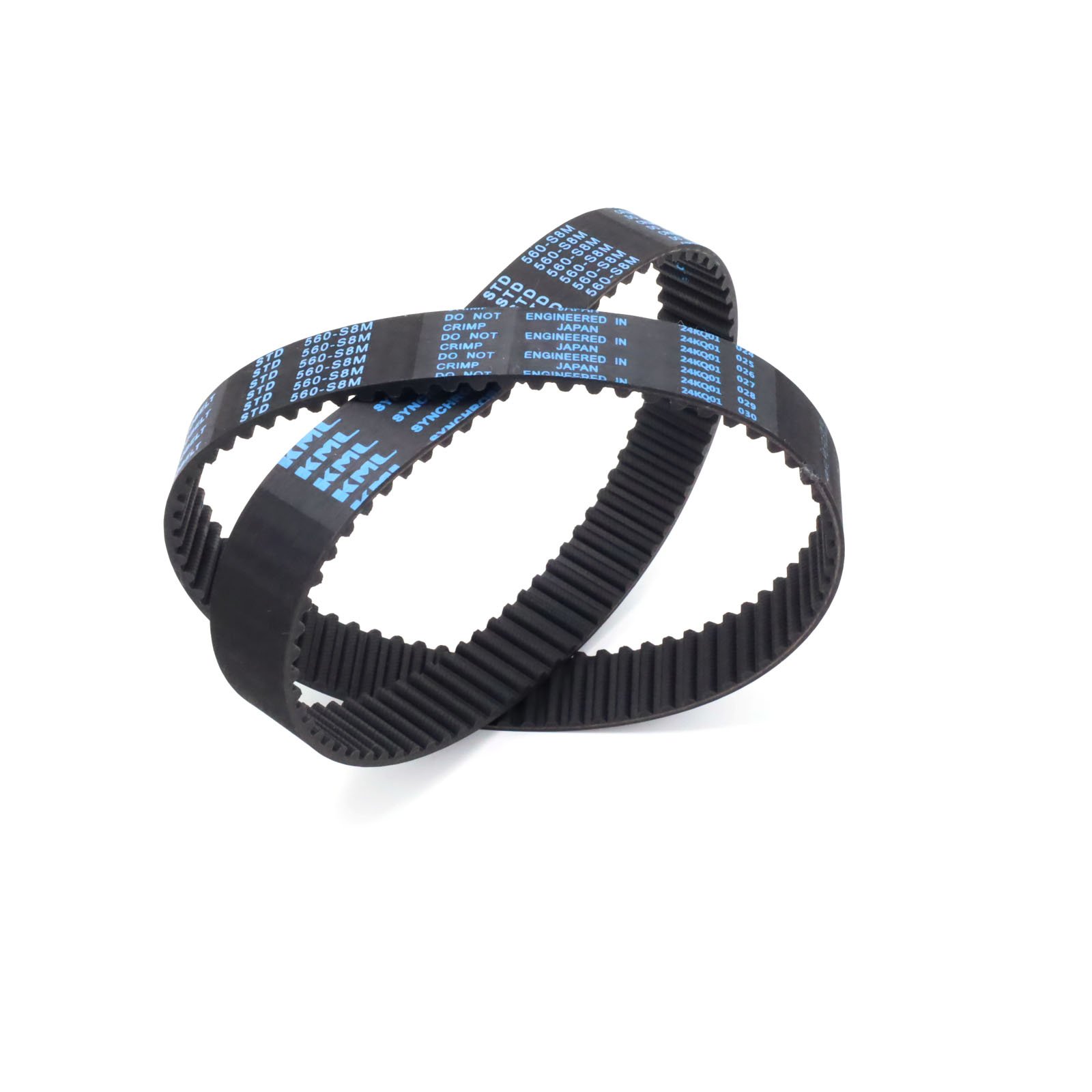 HTD STD RPP timing belts S8M 560 rubber transmission belts length 560mm