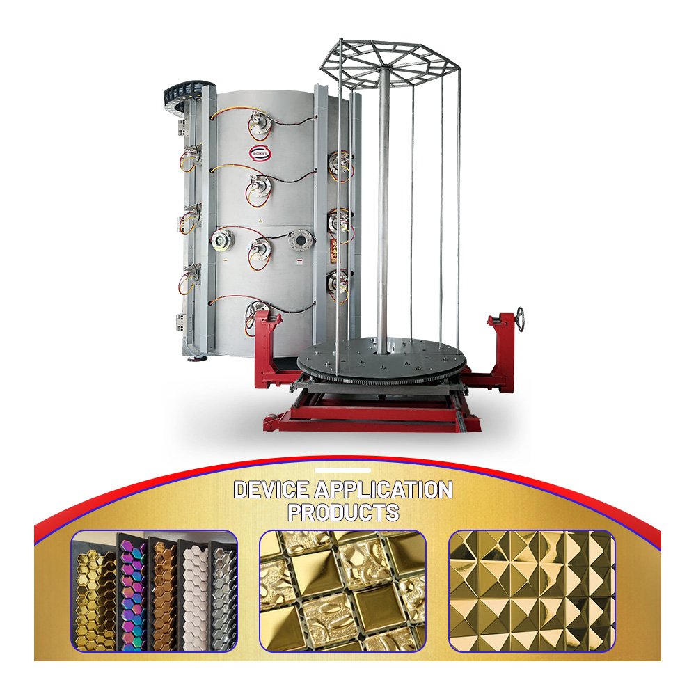 Titanium Nitride Gold Coating Machine/plasma Sputtering System/plasma Vacuum Coater for Ceramic,steel,hardware,mosaic Etc