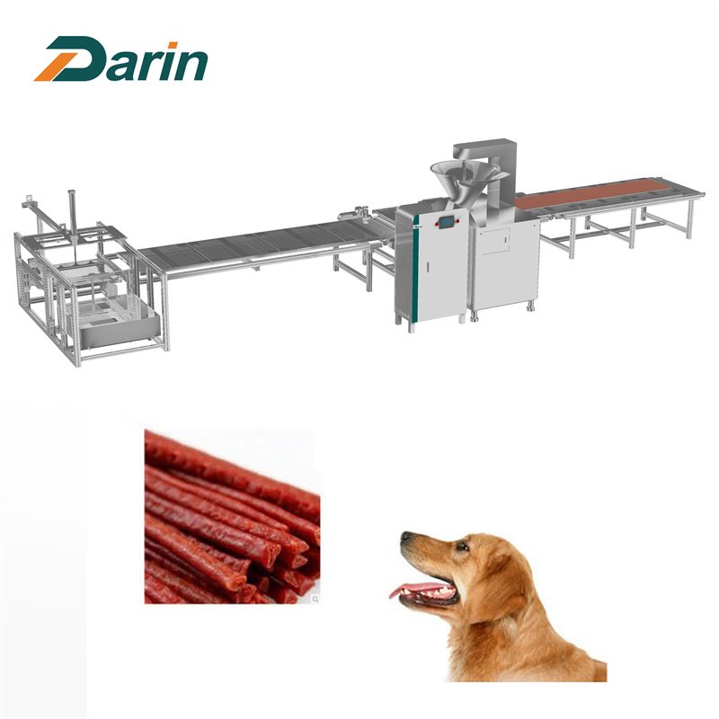 Animal Pet Food Production Line Dog and Cat Food Equipment Machine Meat Strip Food Machine