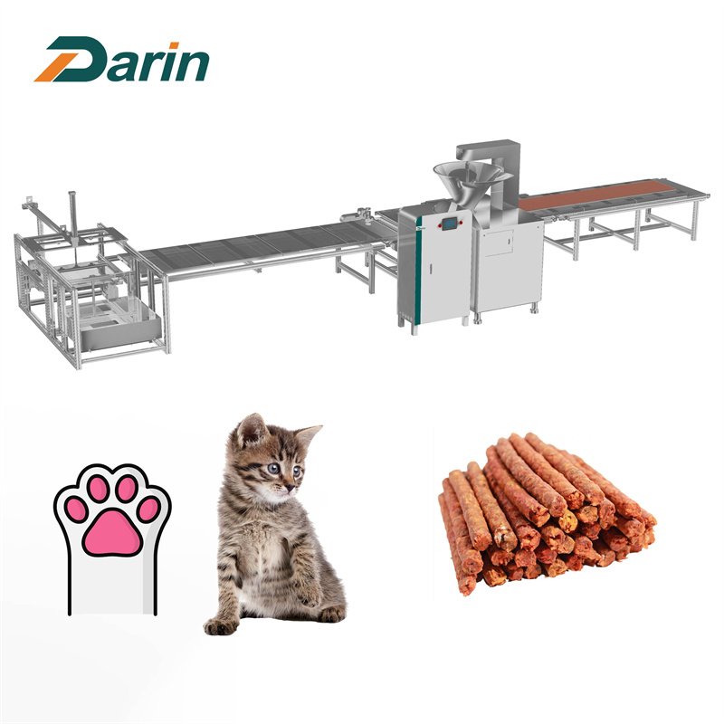 Animal Pet Food Production Line Dog and Cat Food Equipment Machine Meat Strip Food Machine