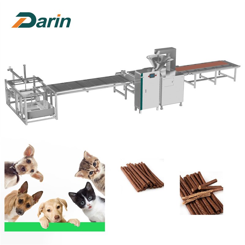 Animal Pet Food Production Line Dog and Cat Food Equipment Machine Meat Strip Food Machine
