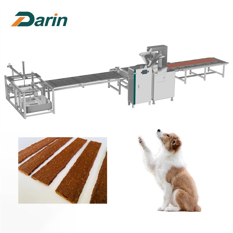 Animal Pet Food Production Line Dog and Cat Food Equipment Machine Meat Strip Food Machine