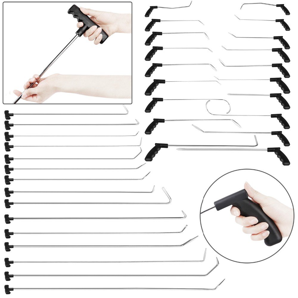34pcs PDR Professional Hook Rods The Ultimate Dent Repair Solution From Factory Directly Dent Remover Pdr Tools