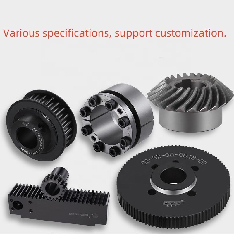 High Quality T STD HTD 5M 8M Nylon Transmission Timing Belts with Custom Pulleys OEM Support Made Steel Aluminum Stainless Steel