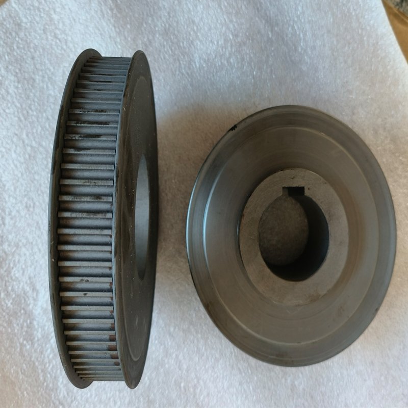 14M40 Tooth Synchro Wheel Aluminum Timing Belt Pulley 6F Belt width 55