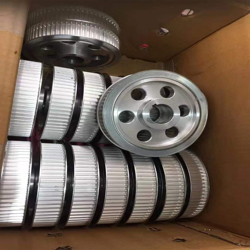 14M40 Tooth Synchro Wheel Aluminum Timing Belt Pulley 6F Belt width 55