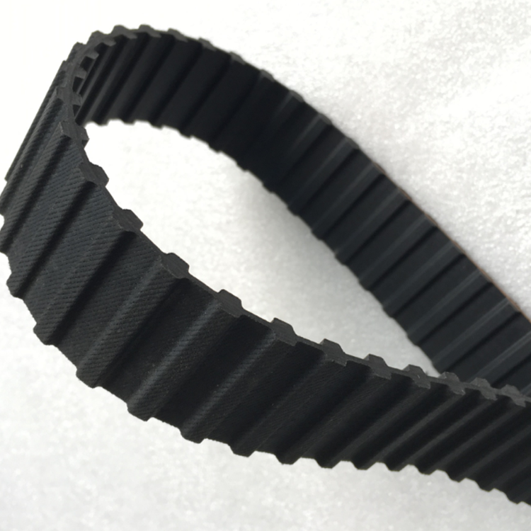 Black Tooth Belt Double Sided Teeth H Rubber Timing Belt Customized Industry Transmission Belt
