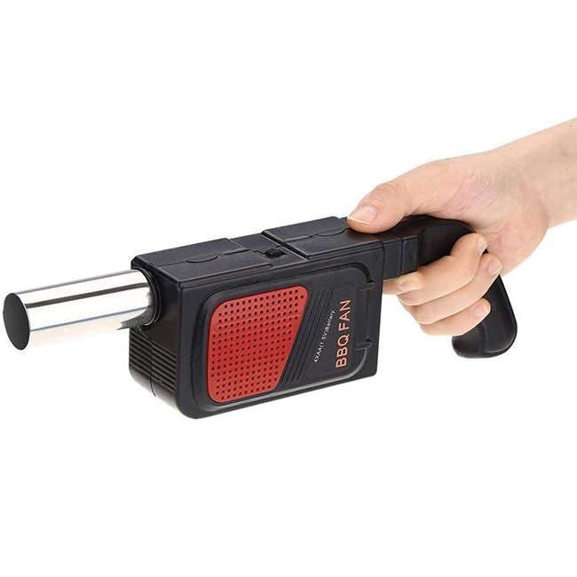 Portable Camping Outdoor Manually BBQ Fan Air Blower For Barbecue Tools Portable Camping