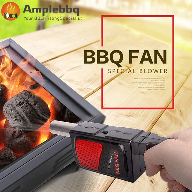 Portable Camping Outdoor Manually BBQ Fan Air Blower For Barbecue Tools Portable Camping