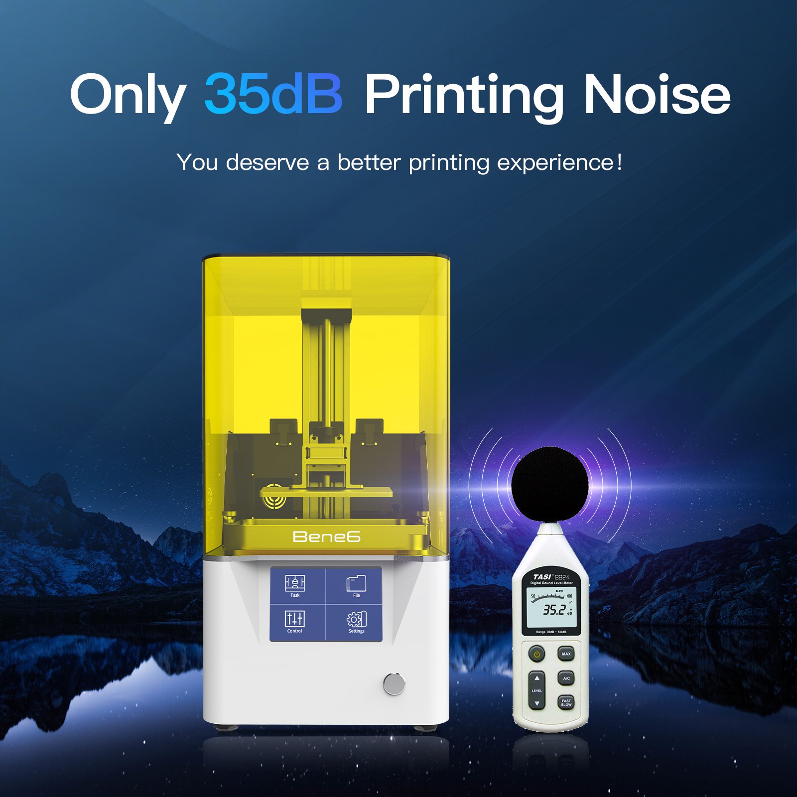 NOVA3D Auto Leveling High Wax Casting Jewelry 3d Printer Machine 14k 3d Printer 405 nm LCD/DLP 3d Printer for Gold Jewelry