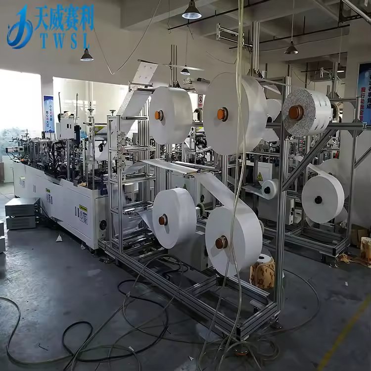Premium FFP3 Mask Machine Respirator Mask Manufacturing Machine N95 Stapled Cup Mask Maker Machine