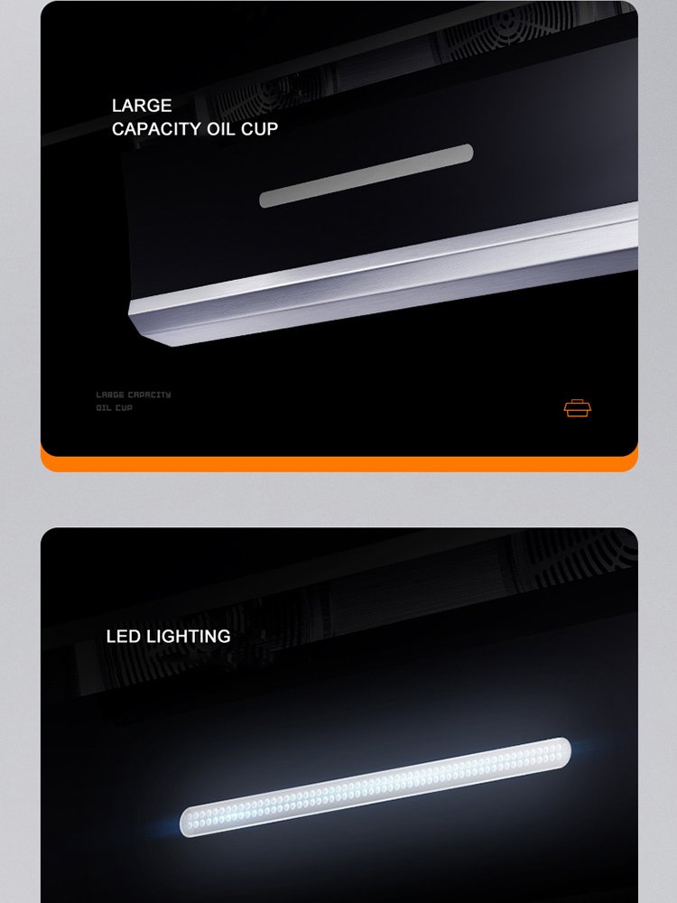 Custom or Standard Industrial Range Hood Restaurant Household Kitchen Chimney Portable Filter Range Hood