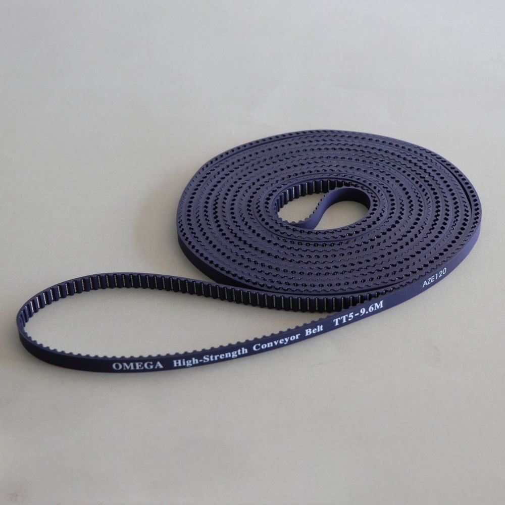 TT5 PU Polyurethane Timing Transmission Conveyor Flex Belt blue White close loop timing belt