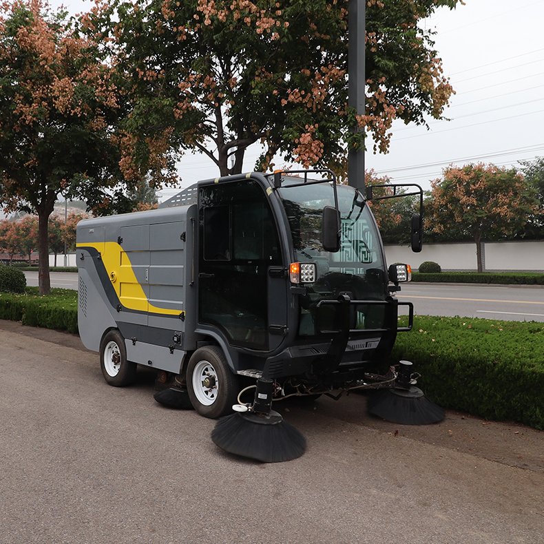 BY-S25 Electric Street Sweeper Road Cleaning Machine Sweeper Truck Road Sweeper