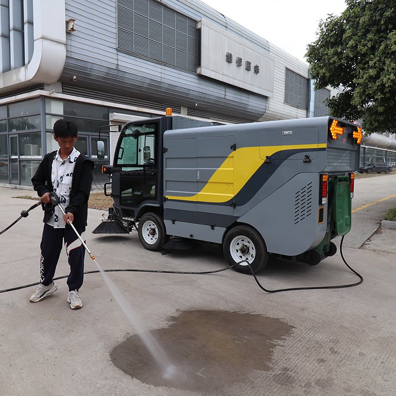 BY-S25 Electric Street Sweeper Road Cleaning Machine Sweeper Truck Road Sweeper