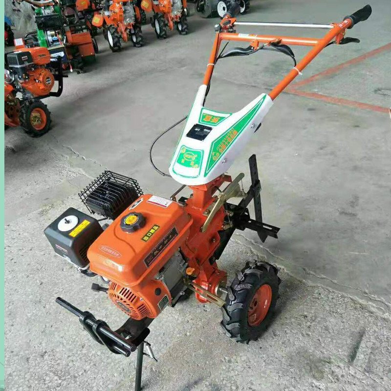 multi-function mini plow gasoline belt transmission power tiller attachments for nepal