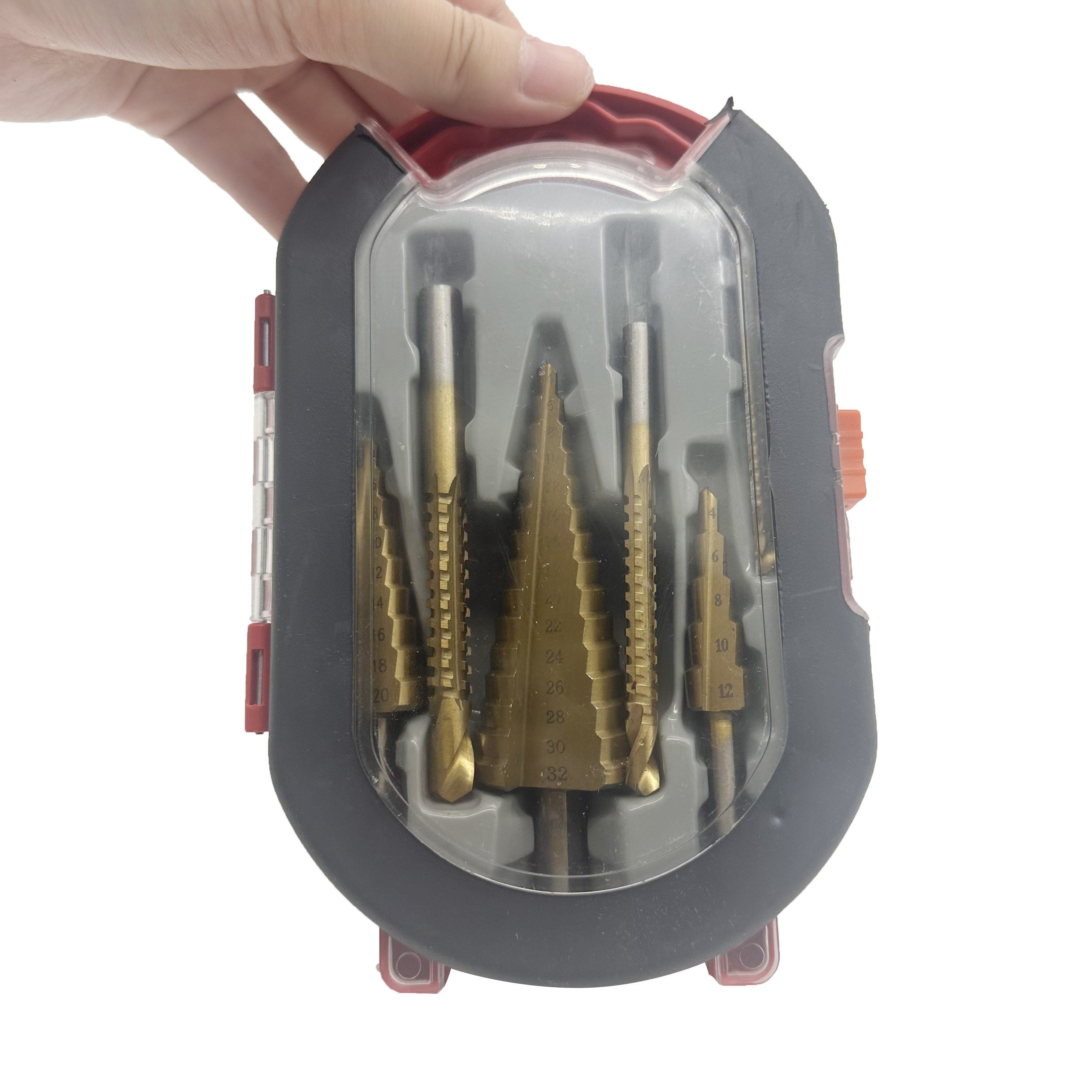 AutoErizo 6PCS Pagoda Drill set HSS Step Drill Bit