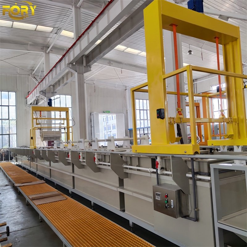 Jewelry Plating Machine Automatic Electroplating Plant Aluminium Anodizing Line