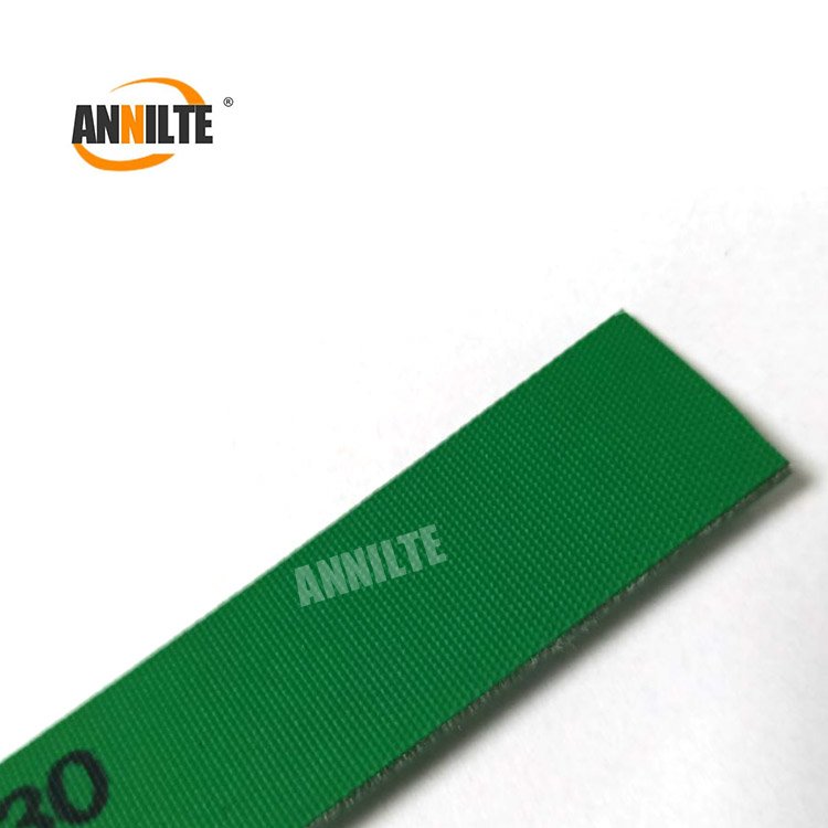 Annilte Flat Belt 1.6mm PU Conveyor Belt Green/white Conveyor Belt for Paper Industry