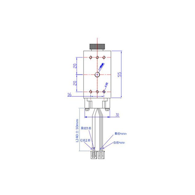 450nm1.6w Blue Light Powerful Laser Engraving Module TTL Adjustable Focus DIY Engraving Laser