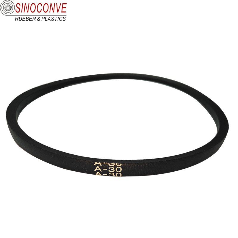 Wide Angle Rubber Transmission Wrapped V Belt for Increased Flexibility