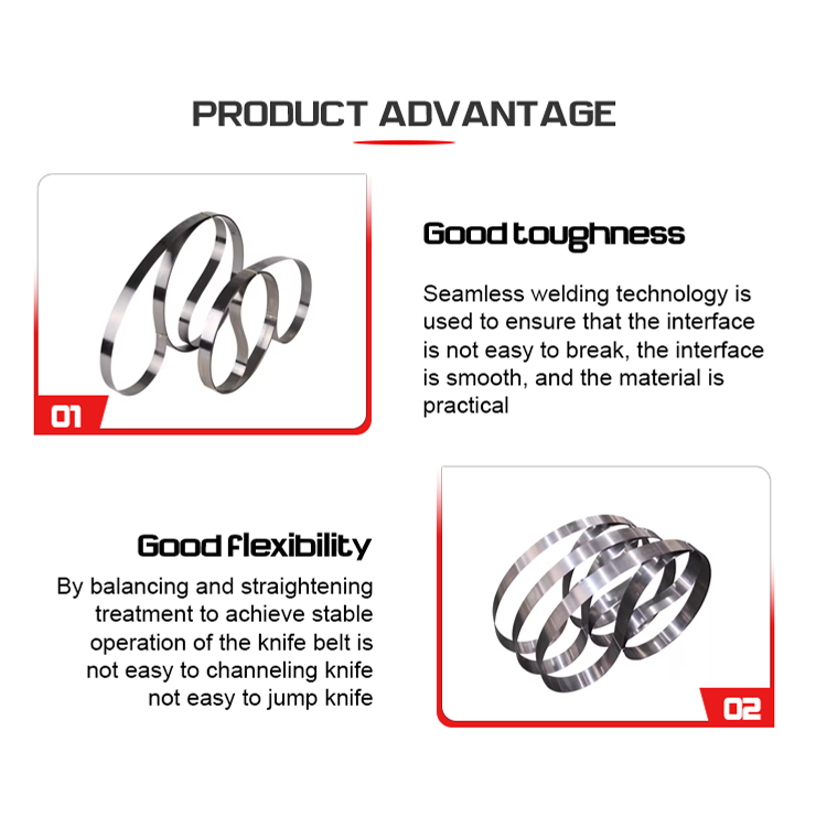 2023 Best Sell Product Band Knife Good Quality Saw Blade For Cutting Tissue Paper Foam Band Knives Power Tool Accessories
