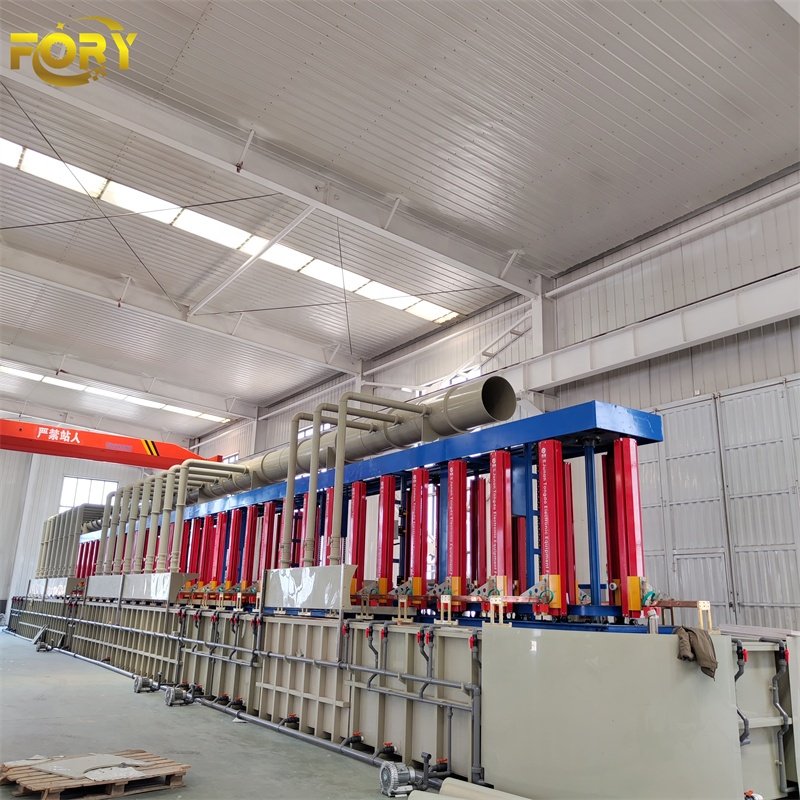 Linyi Fory Aluminum Anodizing Electroplating Production Line Auto Electroplating Line