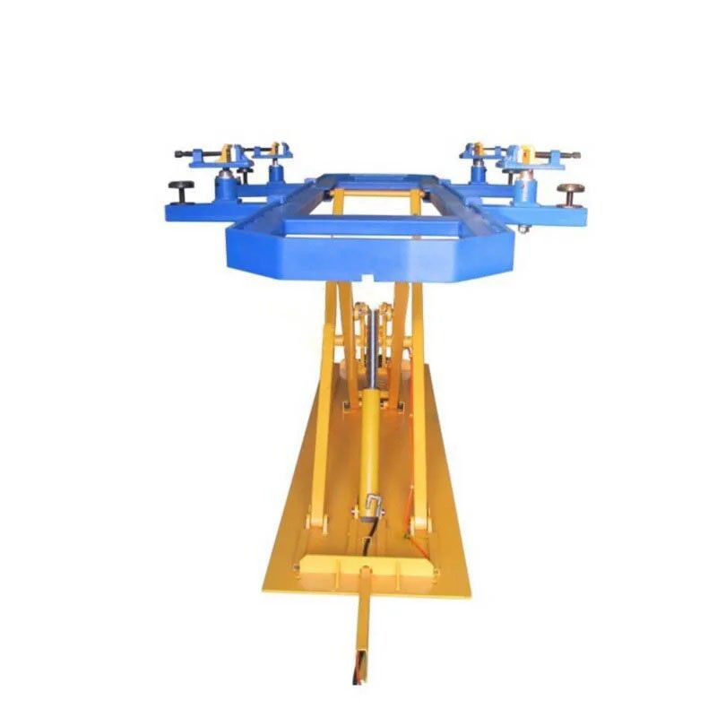 Simple Scissor Beam Corrector Car Bench Auto Body Sheet Metal Repair Auto Maintenance Equipment With Wheels
