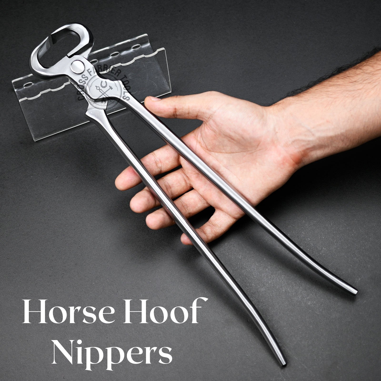 Top Quality Farrier Tool 15" Hoof Nipper Animal Veterinary Instruments Hoof Horse Shoe Nail Cutter with sharp Cutting Edges
