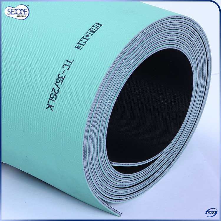 2.5mm antistatic conveyor belt for textile industry OE machine