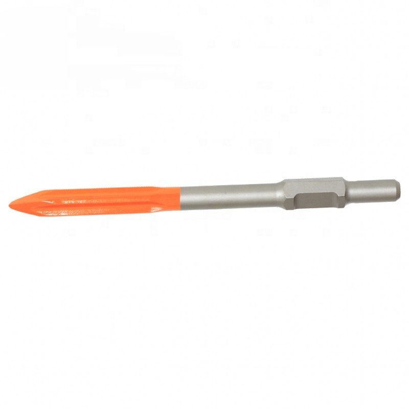 Power hand tool Accessories 40CR Alloy Steel Material SDS Plus Flat Point Hammer Electric Chisel For Rock Drilling