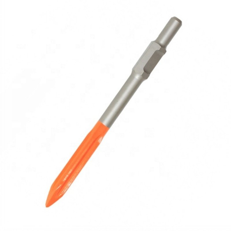 Power hand tool Accessories 40CR Alloy Steel Material SDS Plus Flat Point Hammer Electric Chisel For Rock Drilling
