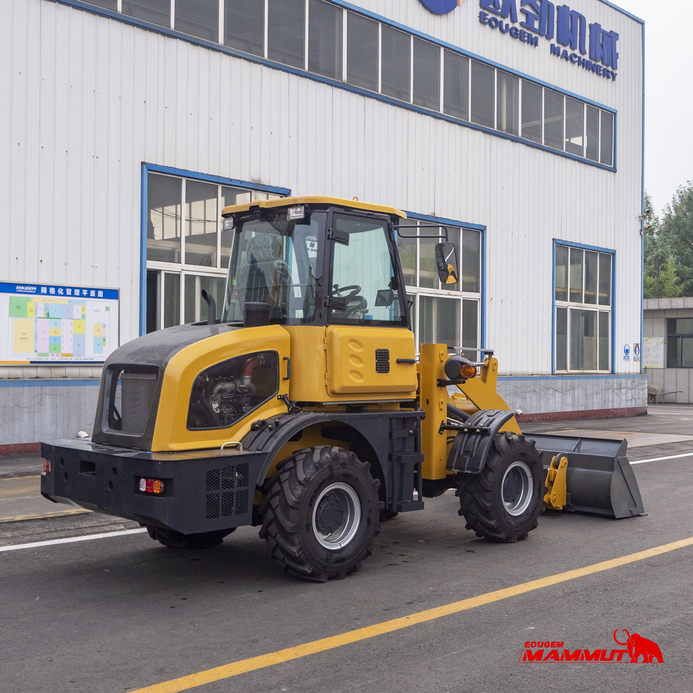 Heavy duty construction wheel loader OJ-16 earth moving machine hydraulic shovel front end wheel loader