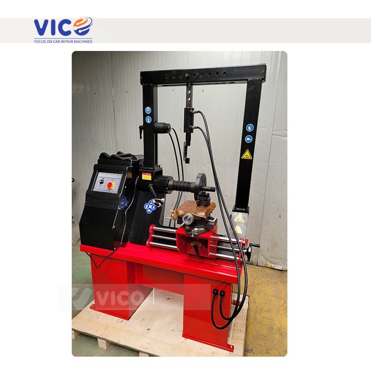 Vico Multifunctional and Comprehensive #ARP-95 with Little Gantry Semi-Automatic Vertical Rim Straightening Machine Alloy Wheel