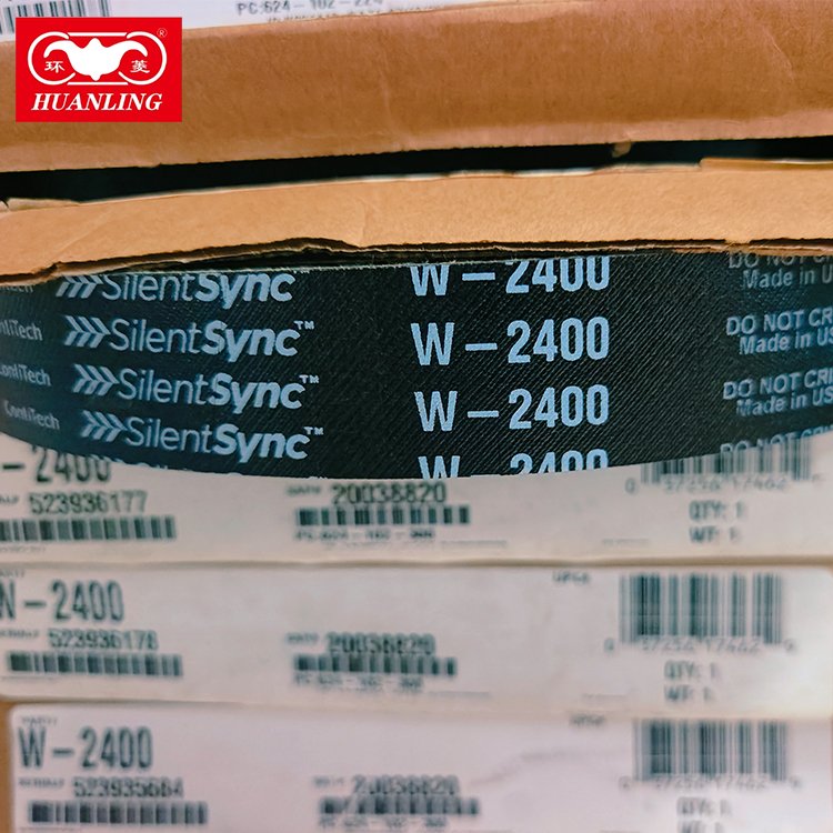 W-2400 China Wholesale High Quality Wear Resistant Rubber Belt Industrial Transmission Belts for Auto